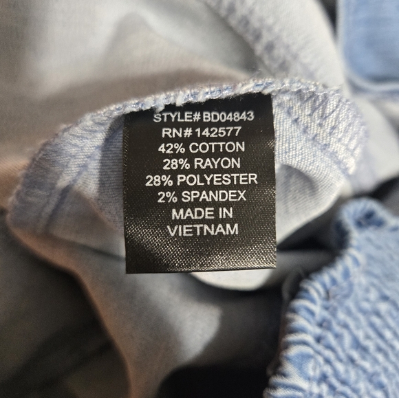 Blue Denim Mini Dress - Picture 5 of 5